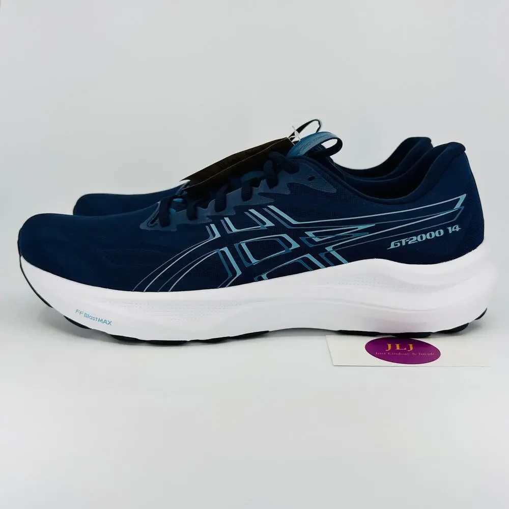 Asics Men's GT-2000 14 Running Shoes Midnight/Stillwater 1011C056 Size 14